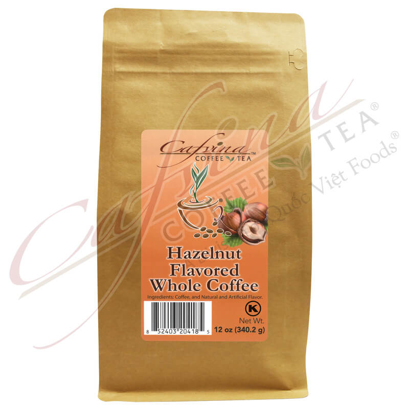 Hazelnut Flavored Whole Coffee
